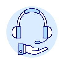 Call Center Headset 1 Illustration from UX Duotone Set