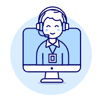 Customer Server Imac 1 Illustration from UX Duotone Set