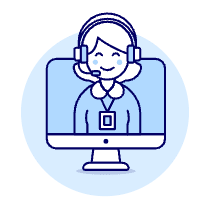 Customer Server Imac 4 Illustration from UX Duotone Set