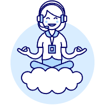 Customer Service Cloud 4 Illustration from UX Duotone Set