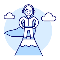 Customer Service Peak 1 Illustration from UX Duotone Set