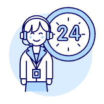 Customer Service Time 2 1 Illustration from UX Duotone Set