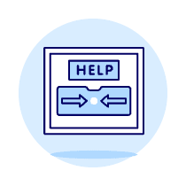 Emergency Button Illustration from UX Duotone Set