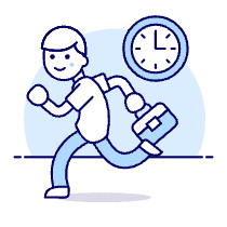 Tech Support Rush 1 Illustration from UX Duotone Set