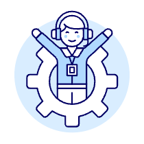 Tech Support User 1 1 Illustration from UX Duotone Set