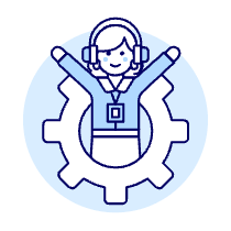 Tech Support User 1 4 Illustration from UX Duotone Set