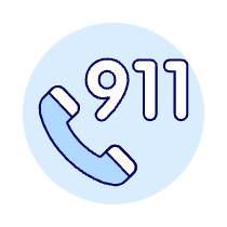911 Call Illustration from UX Duotone Set