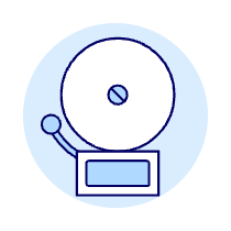 Fire Alarm Illustration from UX Duotone Set