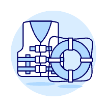 Lifesaver Illustration from UX Duotone Set