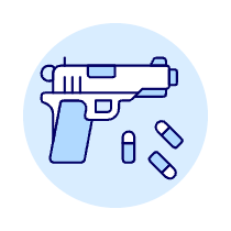 Handgun Illustration from UX Duotone Set