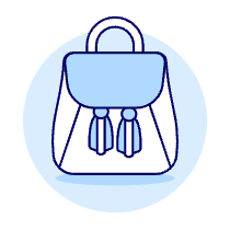 Light BROWN Purse Illustration from UX Duotone Set