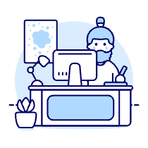 Designer Office 2 1 Illustration from UX Duotone Set