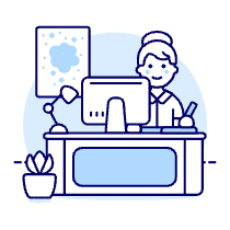 Designer Office 2 2 Illustration from UX Duotone Set