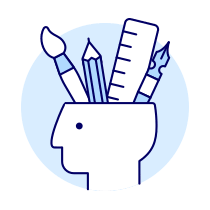 Design Head 1 Illustration from UX Duotone Set
