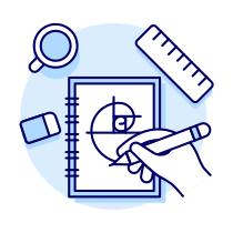 Sketch Workspace 1 Illustration from UX Duotone Set