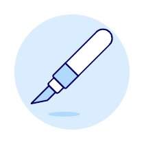 Cutter Illustration from UX Duotone Set