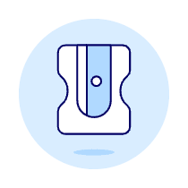 Sharpener Illustration from UX Duotone Set