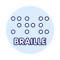 Braille System Illustration from UX Duotone Set