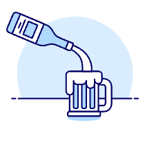 Beer Ale Pourin Illustration from UX Duotone Set