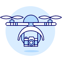 Camera Drone 1 Illustration from UX Duotone Set