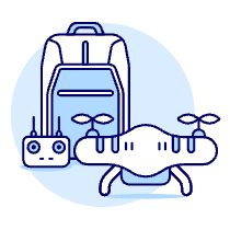 Drone Kit Illustration from UX Duotone Set