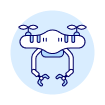 Reobotic Drone Illustration from UX Duotone Set