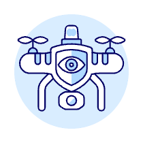 Security Drone 1 Illustration from UX Duotone Set