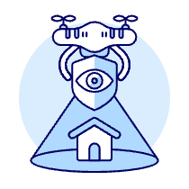 Security Drone 2 Illustration from UX Duotone Set