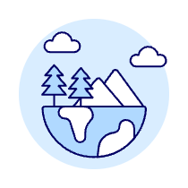 Earth Ecosystem Illustration from UX Duotone Set