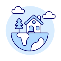 House Ecosystem Illustration from UX Duotone Set