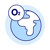 O2 Planet Illustration from UX Duotone Set