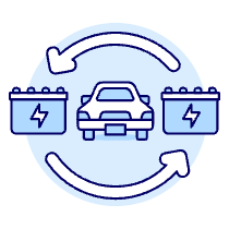 Battery Change Illustration from UX Duotone Set