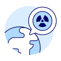 Nuclear Spot Illustration from UX Duotone Set