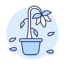 Dead Plant Illustration from UX Duotone Set