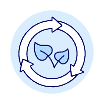 Recycle Plant Illustration from UX Duotone Set