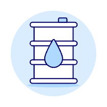 Oil Barrel Illustration from UX Duotone Set