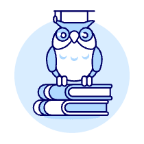 Education Owl 1 Illustration from UX Duotone Set
