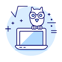 Education Owl 3 Illustration from UX Duotone Set