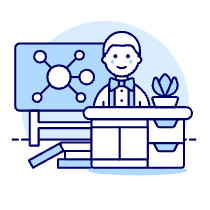 Chemistry Teacher 4 Illustration from UX Duotone Set