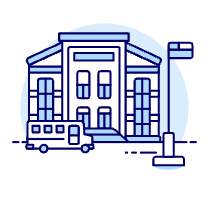 Elementary School Illustration from UX Duotone Set