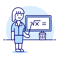 Teacher Teaching 1 Illustration from UX Duotone Set