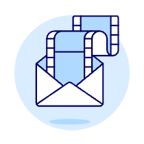 Movie Mail Illustration from UX Duotone Set