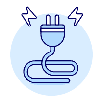 Male Plug Illustration from UX Duotone Set