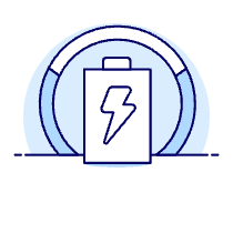 Power Usage Pie Illustration from UX Duotone Set