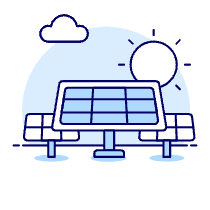 Solar Energy Illustration from UX Duotone Set