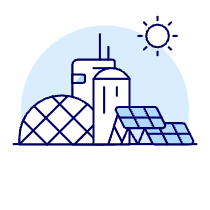 Solar Power Plant Illustration from UX Duotone Set