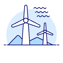 Wind Turbine 2 Illustration from UX Duotone Set
