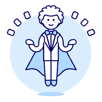 Magician Show Trick 1 Illustration from UX Duotone Set