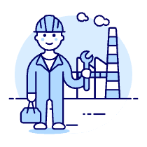 Factory Engineer 1 Illustration from UX Duotone Set