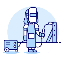 MACHINE WELDER 2 Illustration from UX Duotone Set